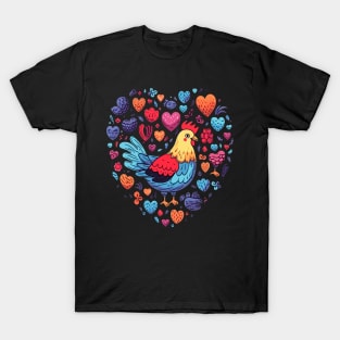 Chicken Valentine Day T-Shirt